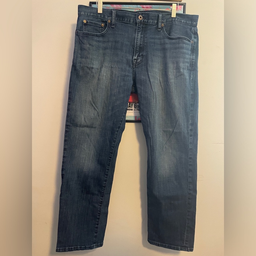 Lucky Brand 221 Original Straight Jean Men 36x30 Dark Wash